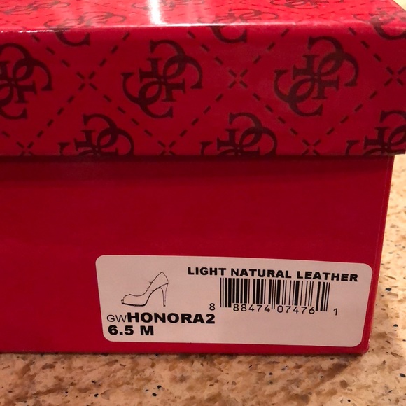 Guess Honora Nude Open Toe Heels - Picture 7 of 7